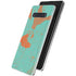 Turquoise and Orange Marble Galaxy S10 Skin