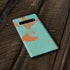Turquoise and Orange Marble Galaxy S10 Skin