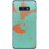 Turquoise and Orange Marble Galaxy S10e Skin