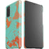 Turquoise and Orange Marble Galaxy S20 Lite Case