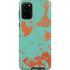 Turquoise and Orange Marble Galaxy S20 Plus Pro Case