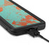 Turquoise and Orange Marble Galaxy S20 Plus Waterproof Case