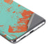 Turquoise and Orange Marble Galaxy S20 Skin