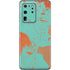 Turquoise and Orange Marble Galaxy S20 Ultra 5G Skin