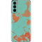 Turquoise and Orange Marble Galaxy S21 5G Skin