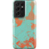 Turquoise and Orange Marble Galaxy S21 Ultra 5G Pro Case