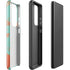 Turquoise and Orange Marble Galaxy S21 Ultra 5G Pro Case