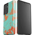 Turquoise and Orange Marble Galaxy S21 Ultra 5G Pro Case