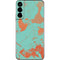 Turquoise and Orange Marble Galaxy S22 Plus Skin