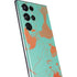 Turquoise and Orange Marble Galaxy S22 Ultra Skin