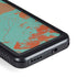 Turquoise and Orange Marble Galaxy S23 Plus Waterproof Case