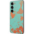 Turquoise and Orange Marble Galaxy S23 Skin