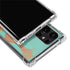 Turquoise and Orange Marble Galaxy S24 Ultra Clear Case