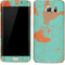 Turquoise and Orange Marble Galaxy S7 Edge Skin