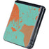 Turquoise and Orange Marble Galaxy Z Flip5 5G Skin