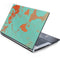 Turquoise and Orange Marble Generic Laptop Skin