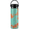 Turquoise and Orange Marble Hydro Flask 20oz Wide Mouth Skin