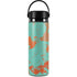 Turquoise and Orange Marble Hydro Flask 20oz Wide Mouth Skin