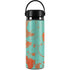 Turquoise and Orange Marble Hydro Flask 20oz Wide Mouth Skin
