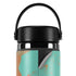 Turquoise and Orange Marble Hydro Flask 20oz Wide Mouth Skin