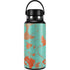 Turquoise and Orange Marble Hydro Flask 32oz Wide Mouth Skin