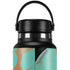 Turquoise and Orange Marble Hydro Flask 32oz Wide Mouth Skin