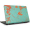 Turquoise and Orange Marble Dell Inspiron Skin