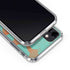 Turquoise and Orange Marble iPhone 11 Clear Case