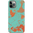 Turquoise and Orange Marble iPhone 11 Pro Lite Case