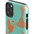 Turquoise and Orange Marble iPhone 11 Pro Max Impact Case