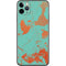 Turquoise and Orange Marble iPhone 11 Pro Max Skin