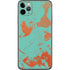 Turquoise and Orange Marble iPhone 11 Pro Max Skin