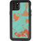 Turquoise and Orange Marble iPhone 11 Pro Max Waterproof Case