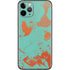 Turquoise and Orange Marble iPhone 11 Pro Skin