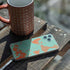 Turquoise and Orange Marble iPhone 11 Pro Skin