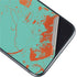 Turquoise and Orange Marble iPhone 11 Skin