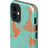 Turquoise and Orange Marble iPhone 12 Impact Case