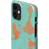 Turquoise and Orange Marble iPhone 12 Mini Lite Case