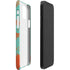 Turquoise and Orange Marble iPhone 12 Mini Lite Case