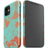 Turquoise and Orange Marble iPhone 12 Mini Lite Case