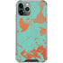 Turquoise and Orange Marble iPhone 12 Pro Max Clear Case