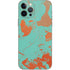 Turquoise and Orange Marble iPhone 12 Pro Skin