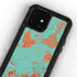 Turquoise and Orange Marble iPhone 12 Waterproof Case