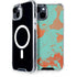 Turquoise and Orange Marble iPhone 13 MagSafe Case