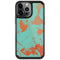 Turquoise and Orange Marble iPhone 13 Pro Cargo Case