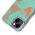 Turquoise and Orange Marble iPhone 15 Plus MagSafe Case