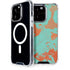 Turquoise and Orange Marble iPhone 15 Pro MagSafe Case