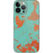 Turquoise and Orange Marble iPhone 14 Pro Max Skin