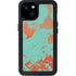 Turquoise and Orange Marble iPhone 15 Plus Waterproof Case