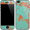 Turquoise and Orange Marble iPhone 5/5s/5SE Skin